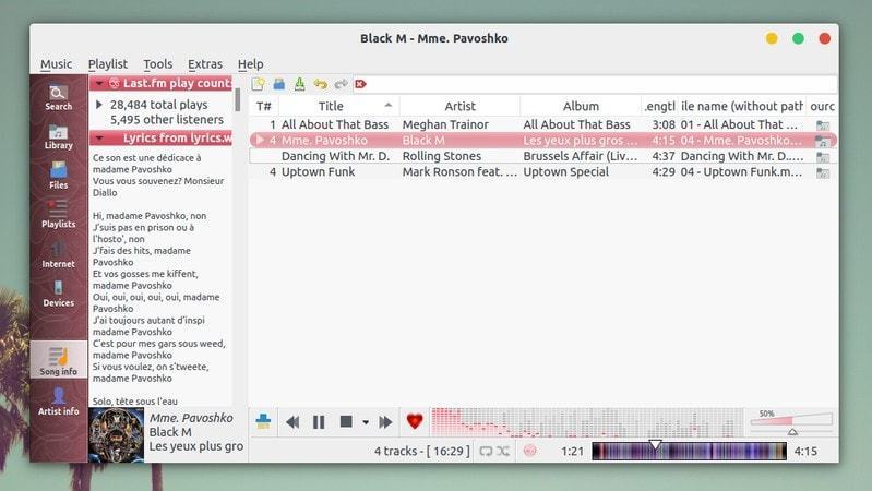 Music player like clementine for mac os x update